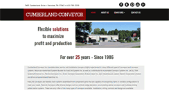 Desktop Screenshot of cumberlandconveyor.com